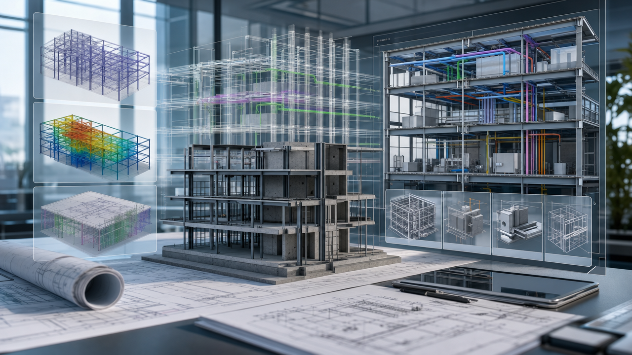 Imagen BIM contextual sobre ¿Qué significa elegir el software adecuado para análisis estructural?