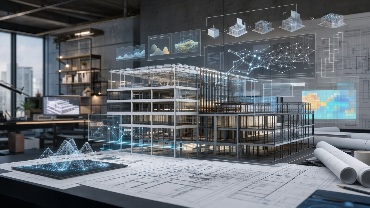 Imagen BIM contextual sobre La transformación de la arquitectura con IA